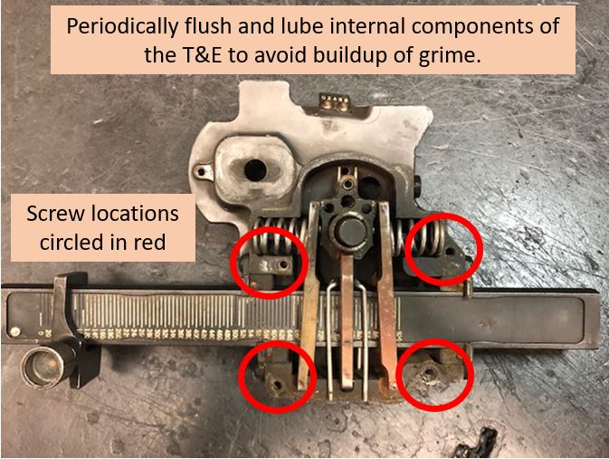 Picture of the inside of a T&E