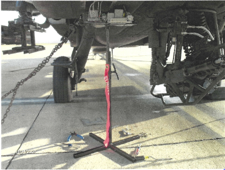 Apache searchlight on stand