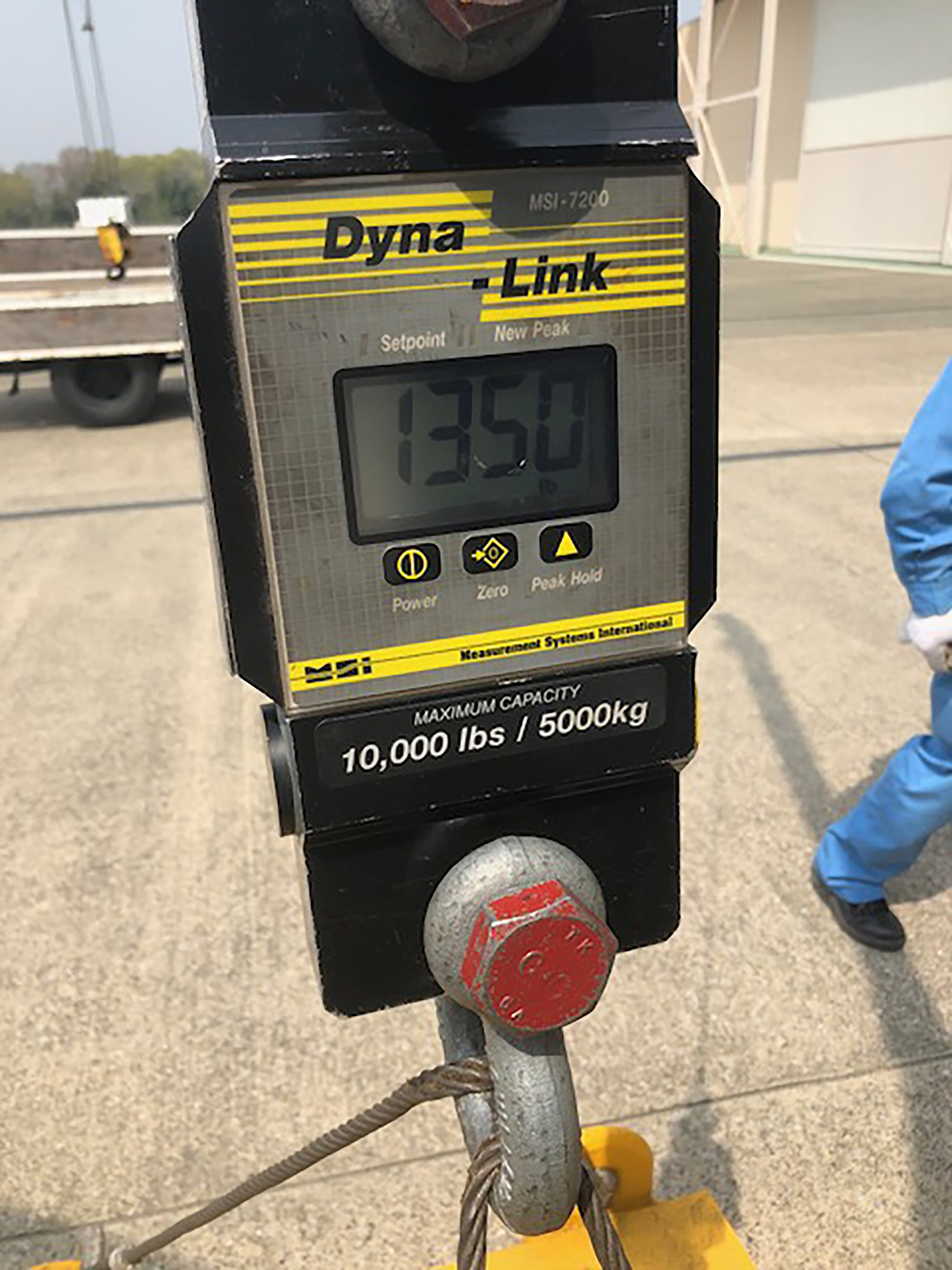 Annual load test being conducted